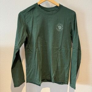 Fjällräven 1960 Logo T-shirt LS W Small Patina Green